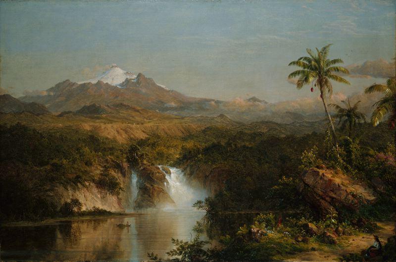Frederick Edwin Church View of Cotopaxi oil painting image